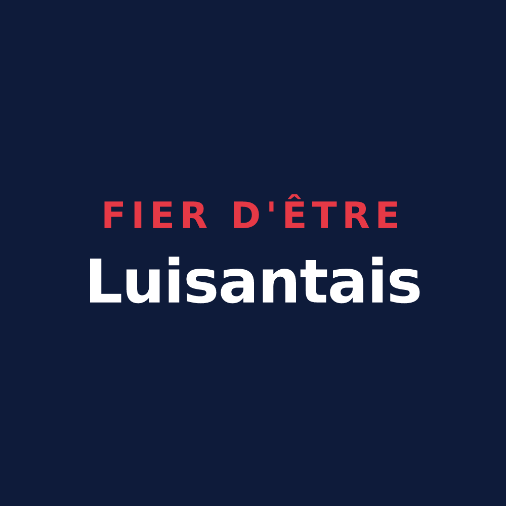 T-shirt « Fier d'être Luisantais » — design pour Luisant