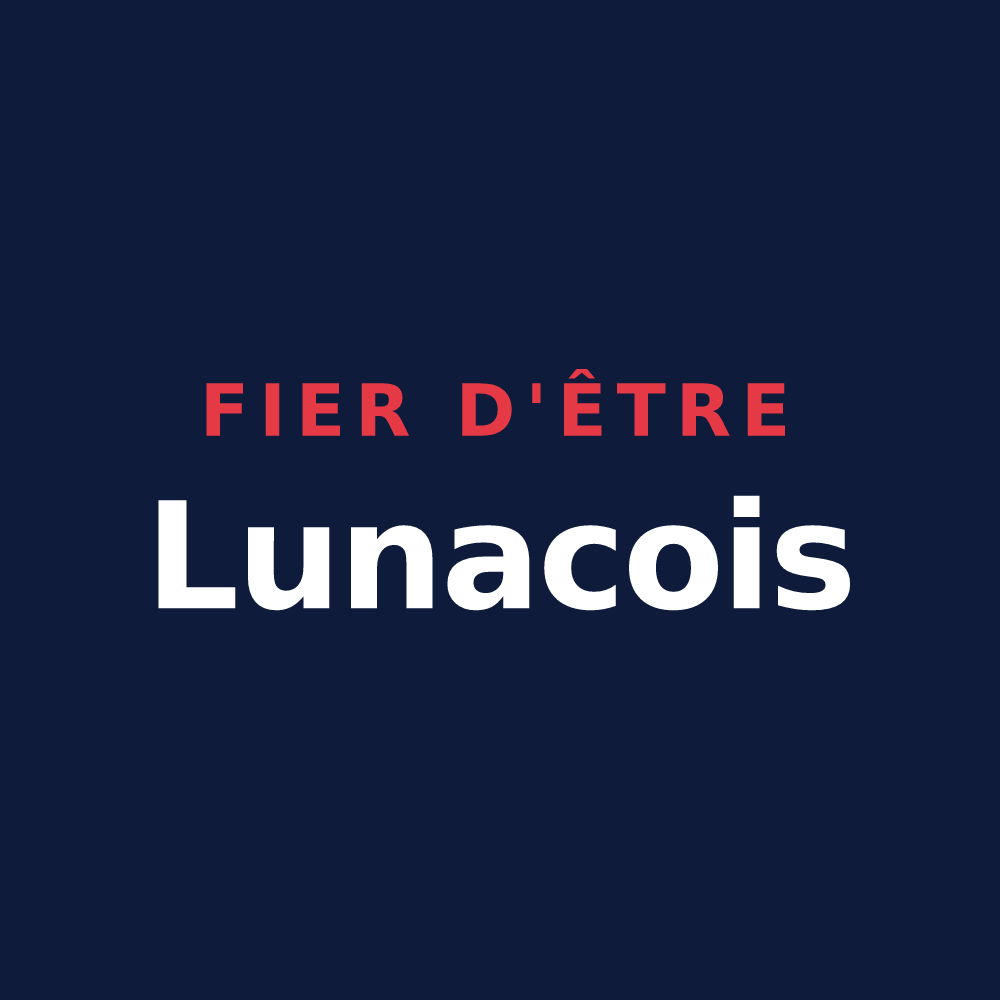 T-shirt « Fier d'être Lunacois » — design pour Lunac