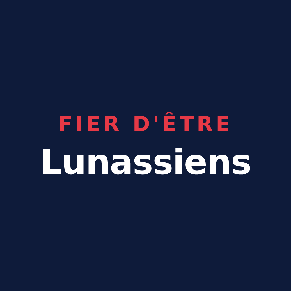 T-shirt « Fier d'être Lunassiens » — design pour Lunas-les-Châteaux