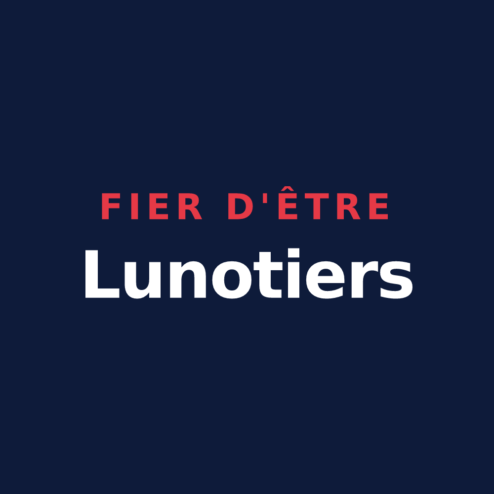 T-shirt « Fier d'être Lunotiers » — design pour Lunay