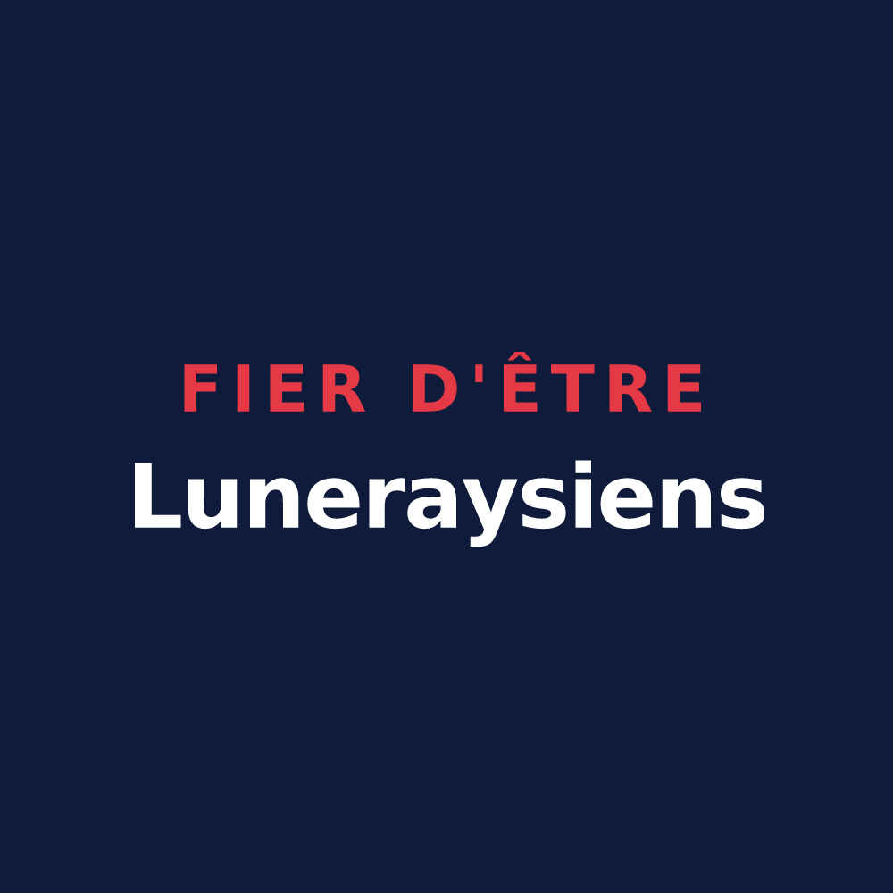 T-shirt « Fier d'être Luneraysiens » — design pour Luneray