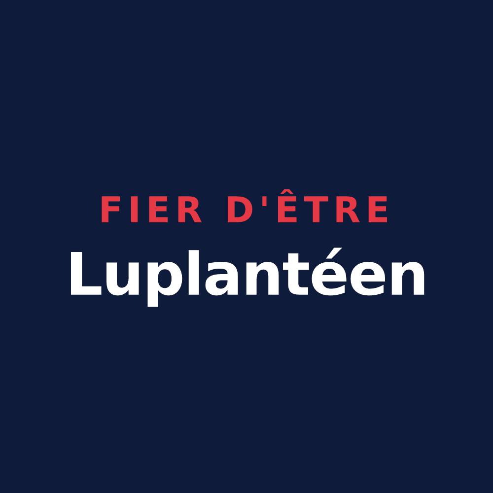 T-shirt « Fier d'être Luplantéen » — design pour Luplanté
