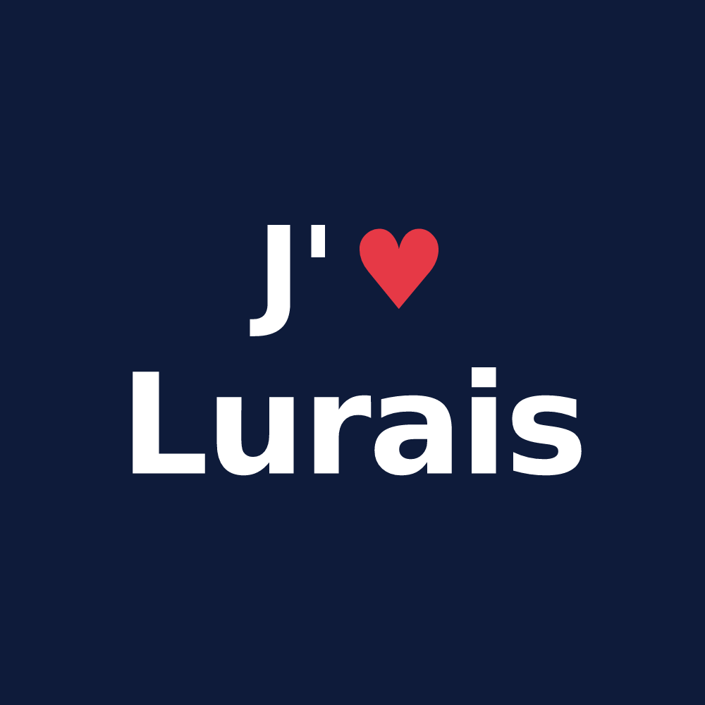 T-shirt personnalisé Lurais — design J'aime Lurais