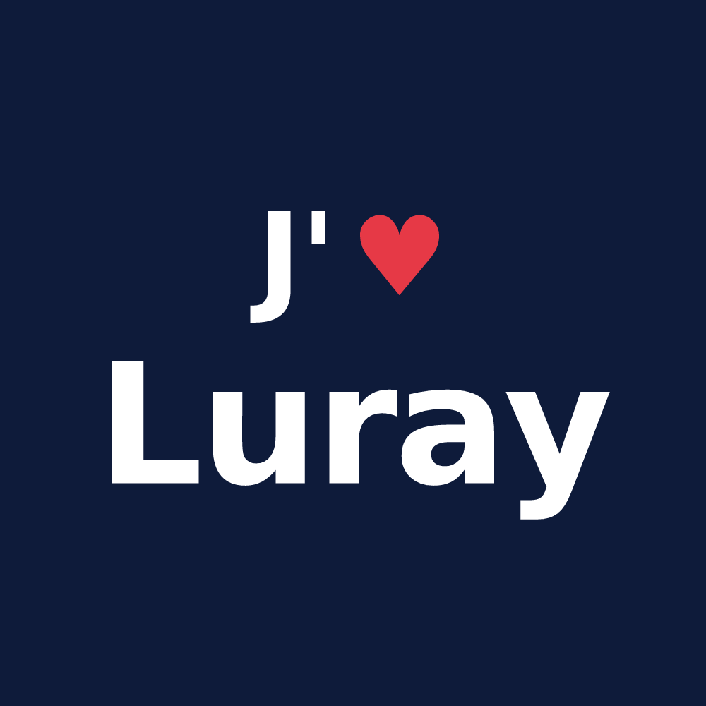 T-shirt personnalisé Luray — design « J'aime Luray » imprimé sur le t-shirt