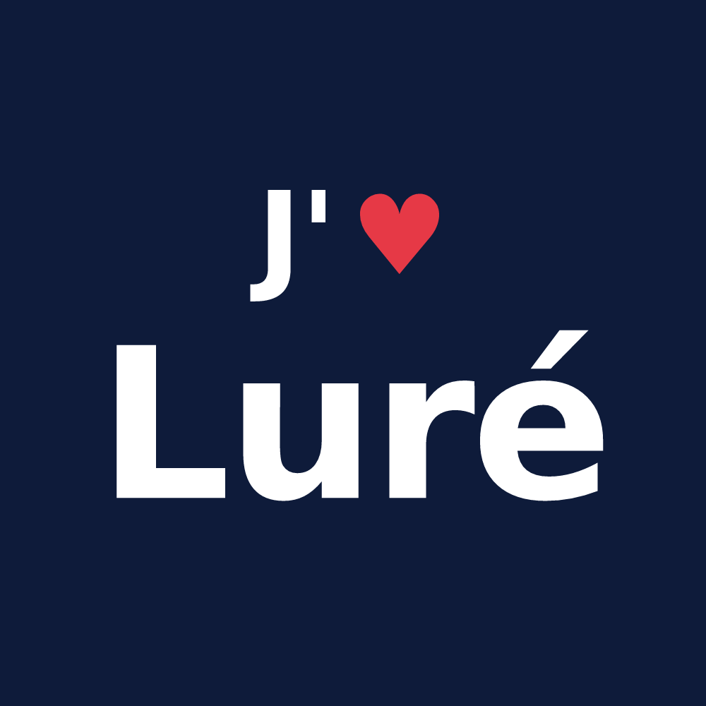 T-shirt personnalisé Luré — design J'aime Luré
