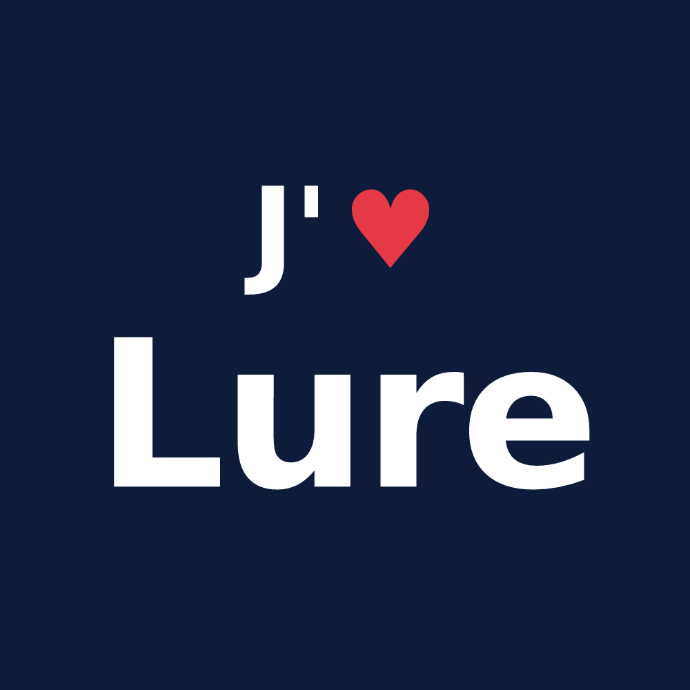 T-shirt personnalisé Lure — design J'aime Lure