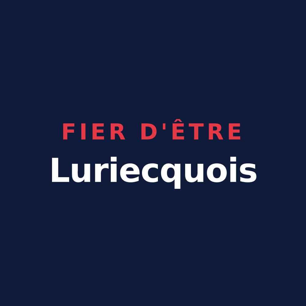 T-shirt « Fier d'être Luriecquois » — design pour Luriecq