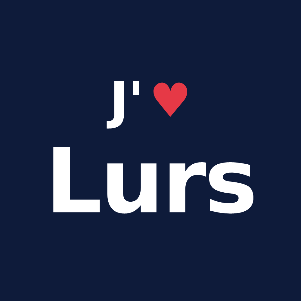T-shirt personnalisé Lurs — design J'aime Lurs