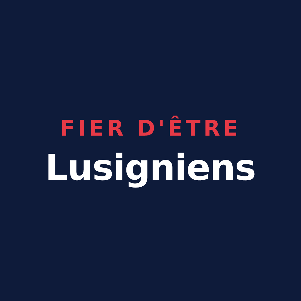 T-shirt « Fier d'être Lusigniens » — design pour Lusigny-sur-Barse