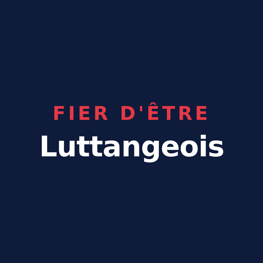 T-shirt « Fier d'être Luttangeois » — design pour Luttange