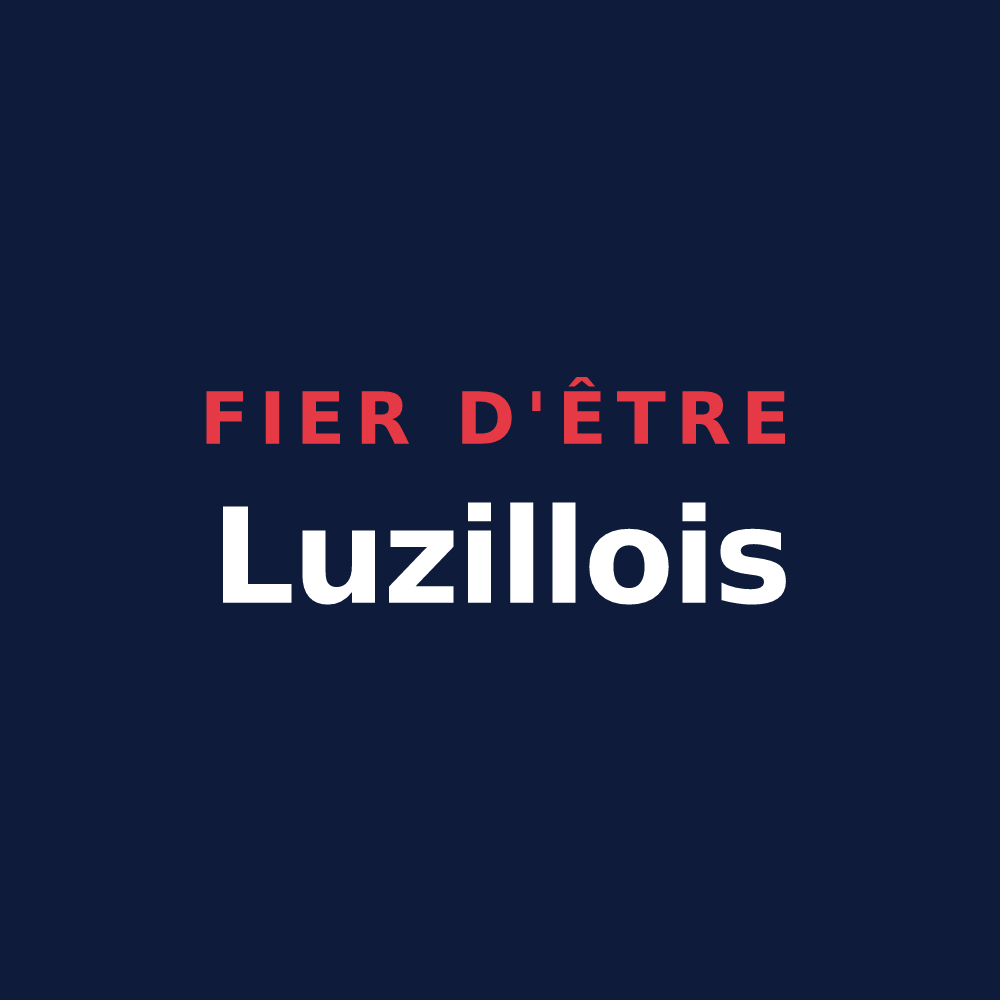 T-shirt « Fier d'être Luzillois » — design pour Luzillé