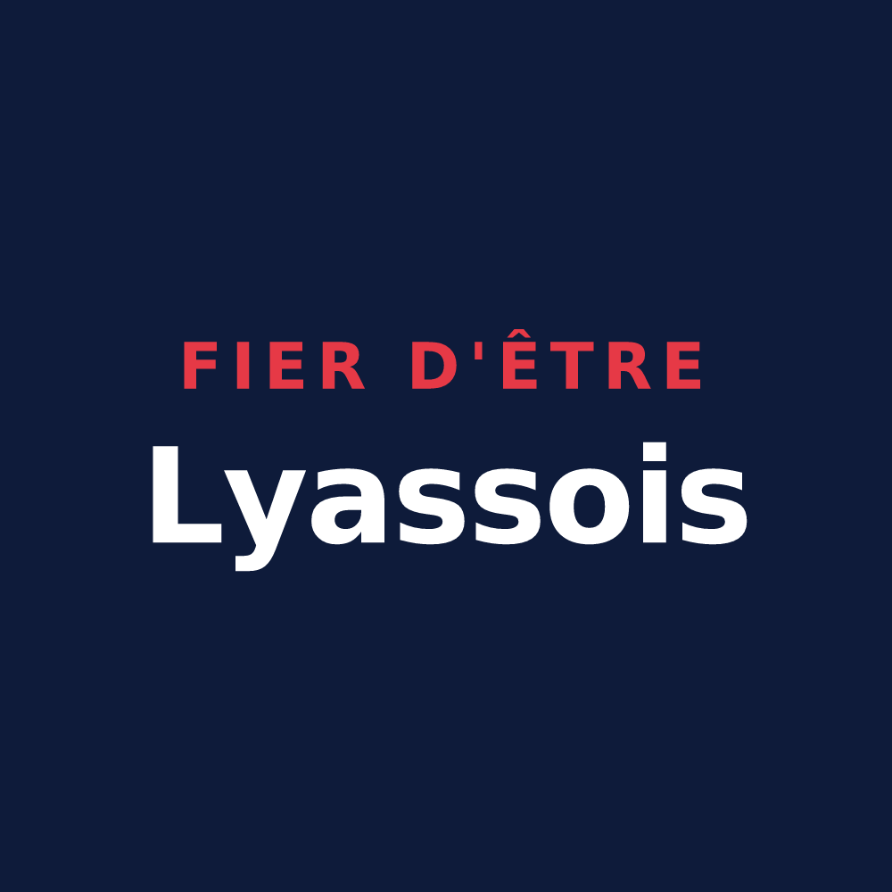 T-shirt « Fier d'être Lyassois » — design pour Lyas
