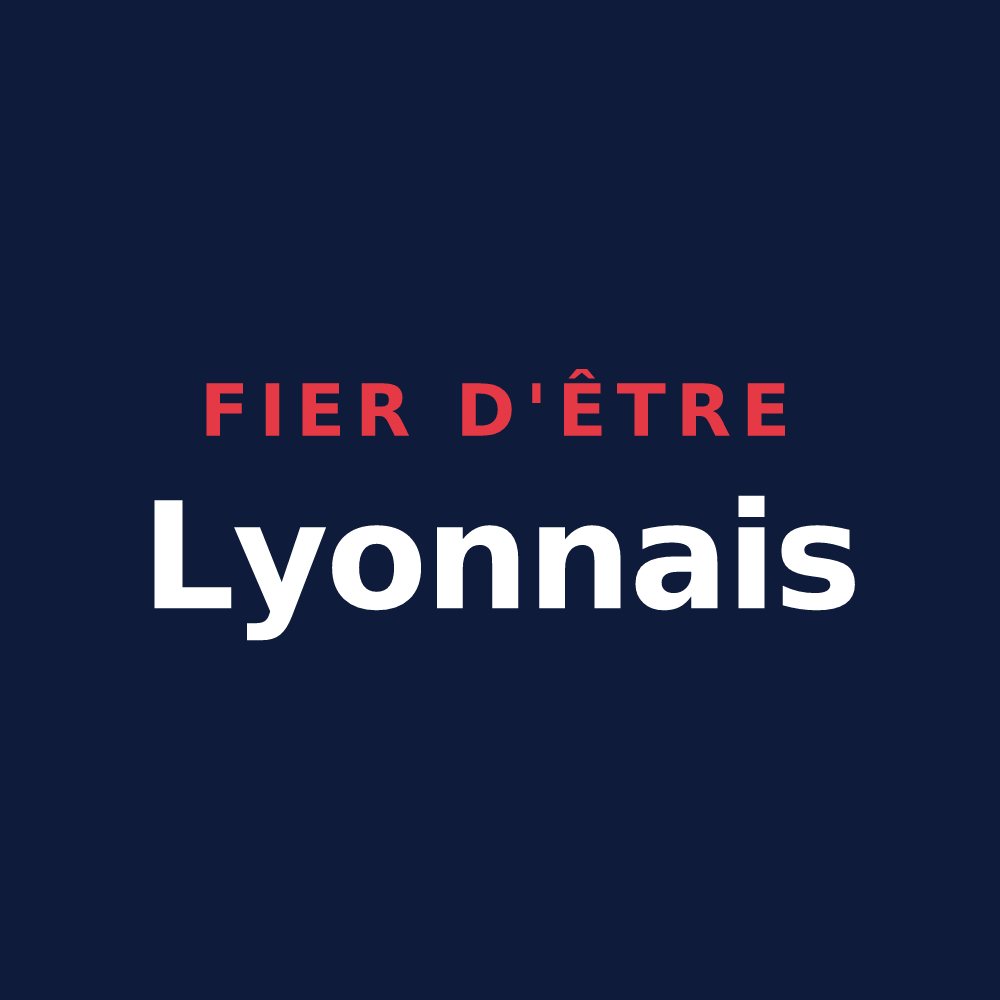 T-shirt « Fier d'être Lyonnais » — design pour Lyon