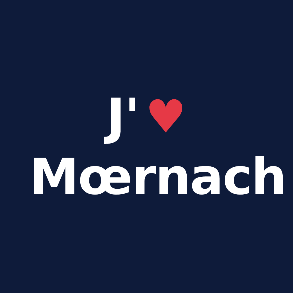 T-shirt personnalisé Mœrnach — design J'aime Mœrnach