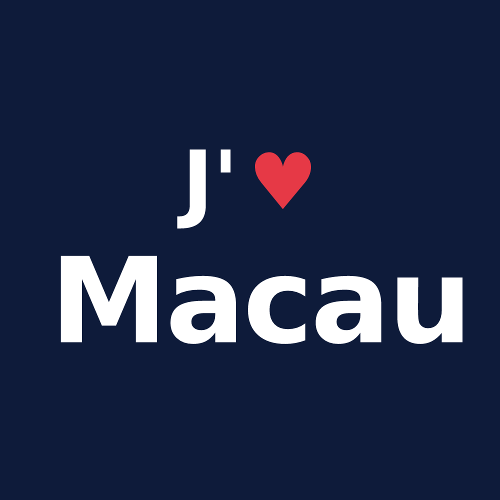 T-shirt personnalisé Macau — design J'aime Macau