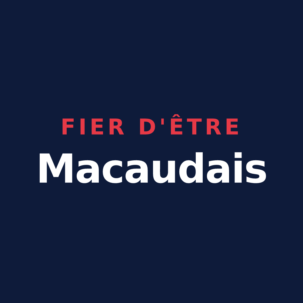 T-shirt « Fier d'être Macaudais » — design pour Macau