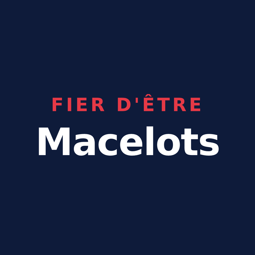 T-shirt « Fier d'être Macelots » — design pour Macey
