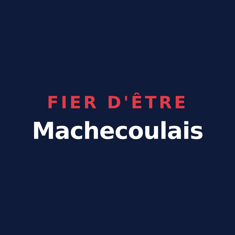 T-shirt « Fier d'être Machecoulais » — design pour Machecoul-Saint-Même