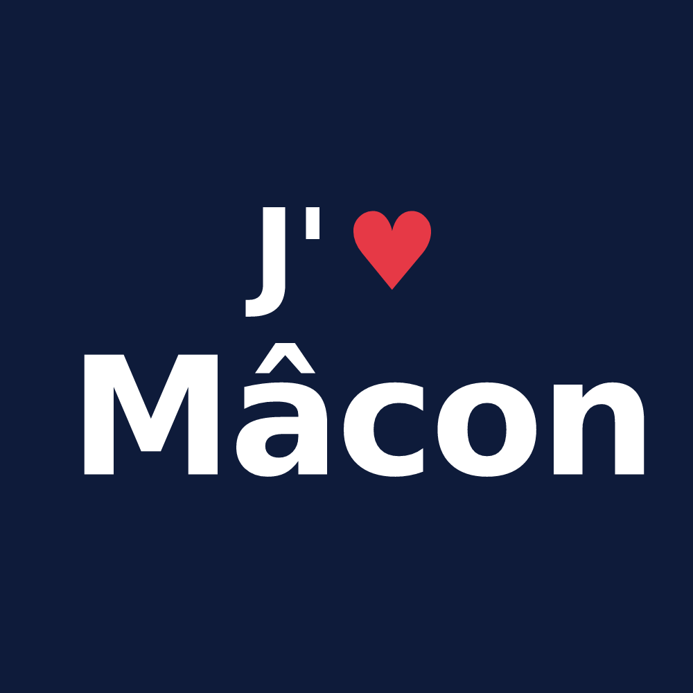 T-shirt personnalisé Mâcon — design J'aime Mâcon