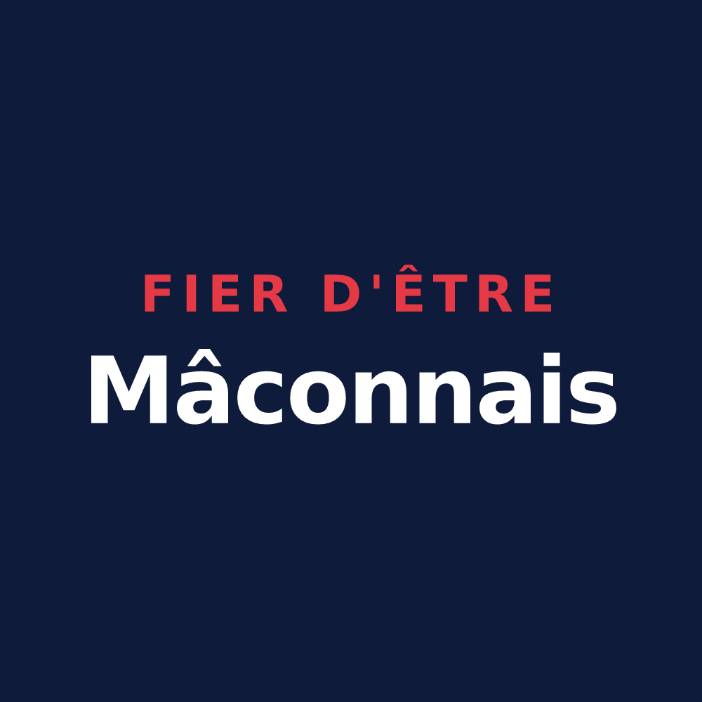 T-shirt « Fier d'être Mâconnais » — design pour Mâcon