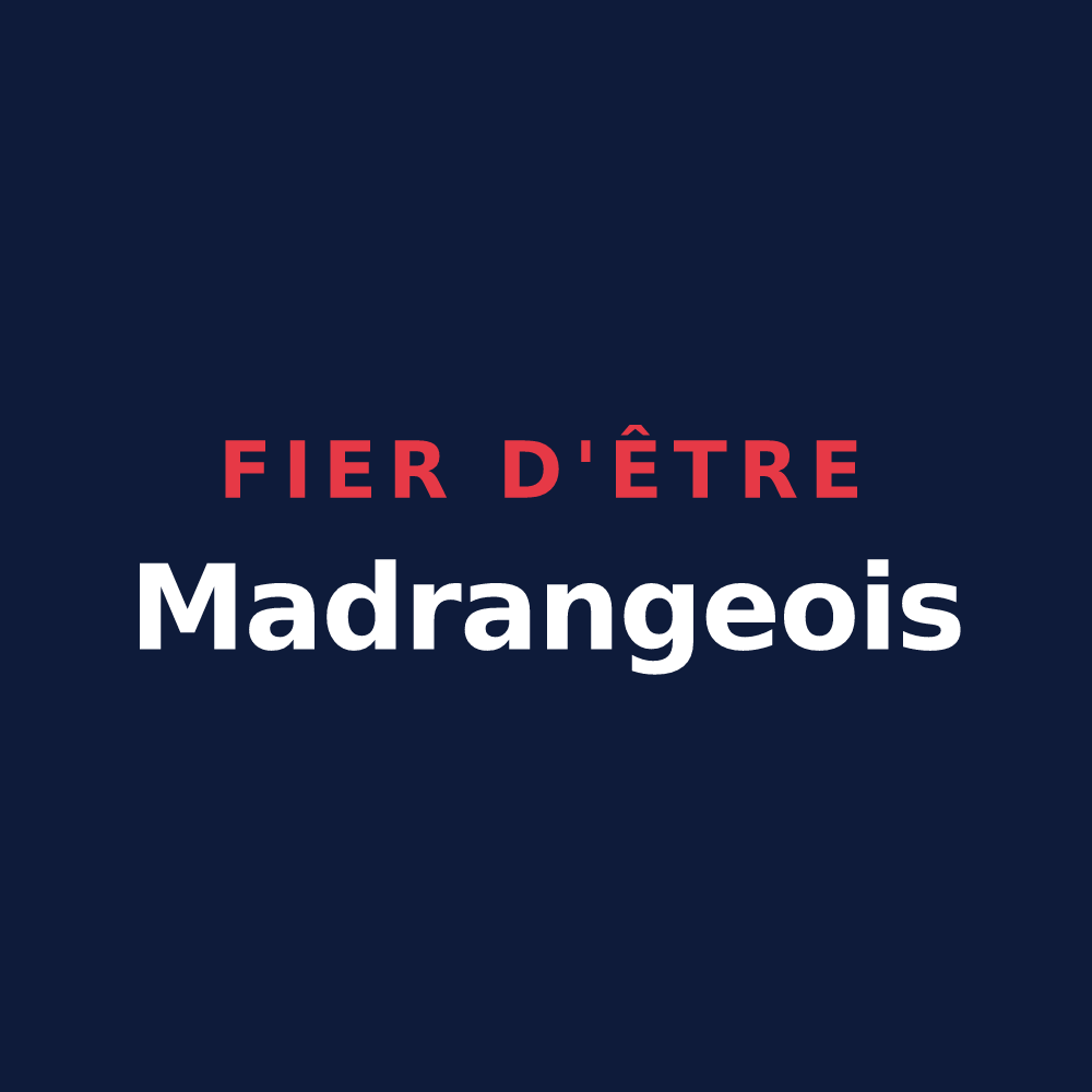 T-shirt « Fier d'être Madrangeois » — design pour Madranges