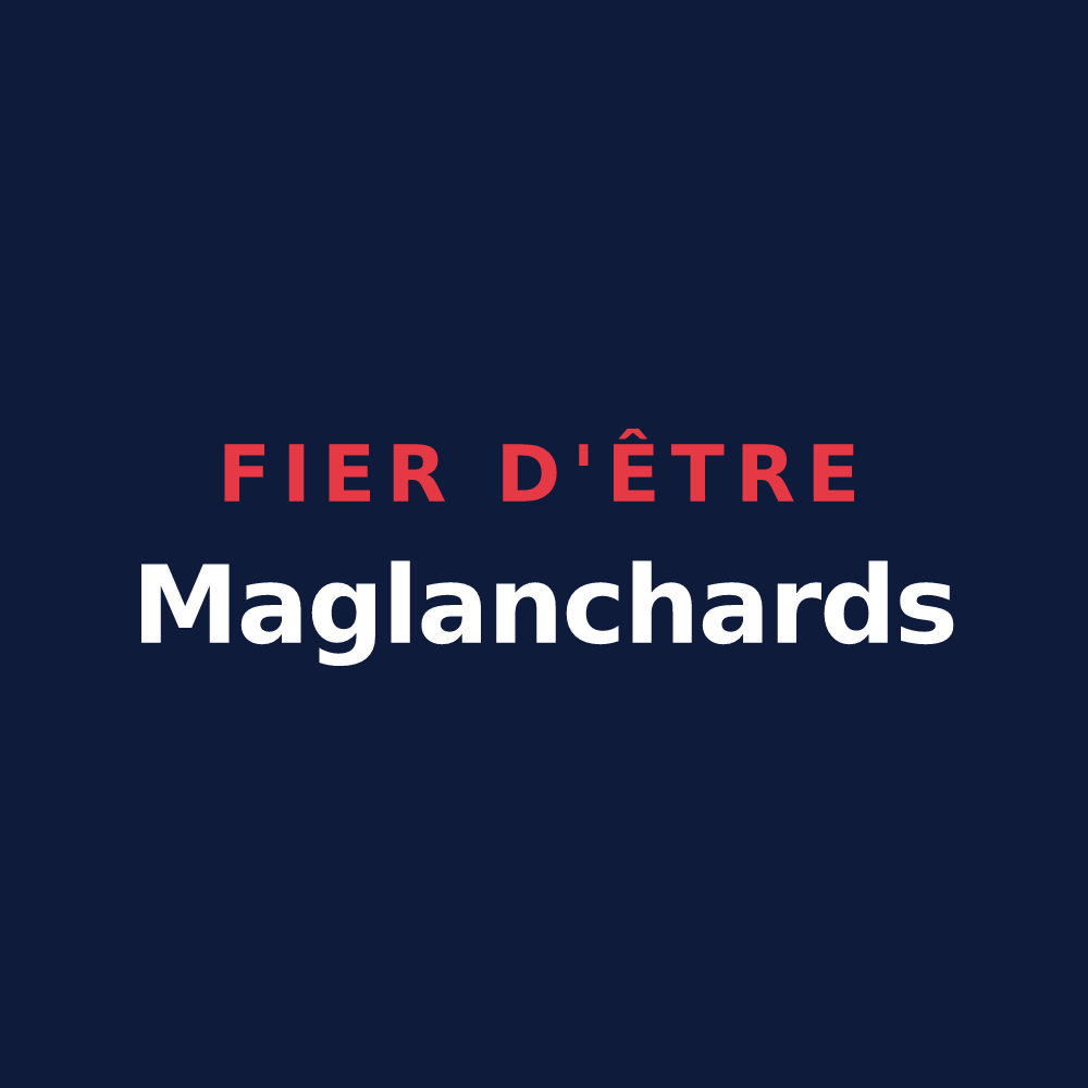 T-shirt « Fier d'être Maglanchards » — design pour Magland