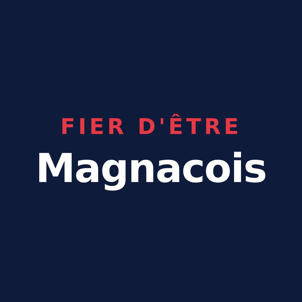 T-shirt « Fier d'être Magnacois » — design pour Magnac-lès-Gardes