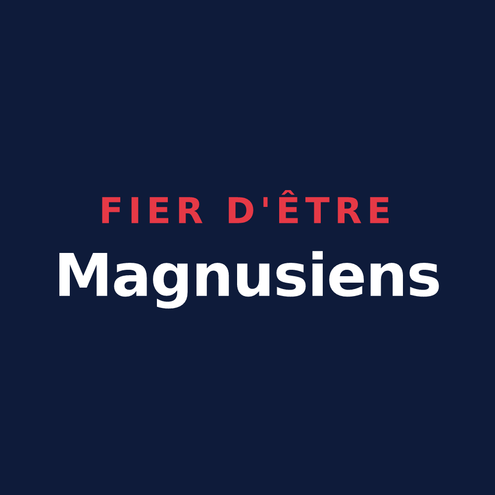 T-shirt « Fier d'être Magnusiens » — design pour Magny-en-Bessin