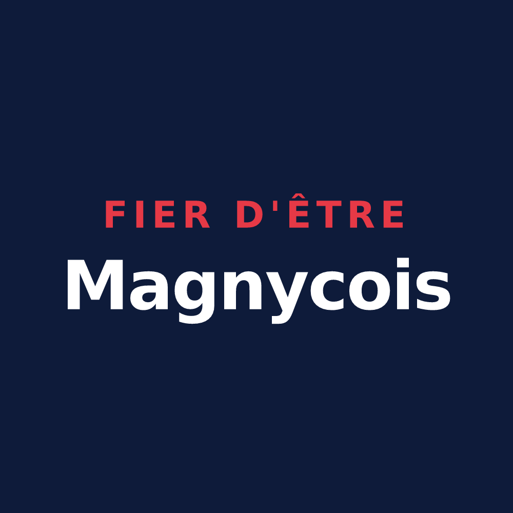 T-shirt « Fier d'être Magnycois » — design pour Magny-les-Hameaux
