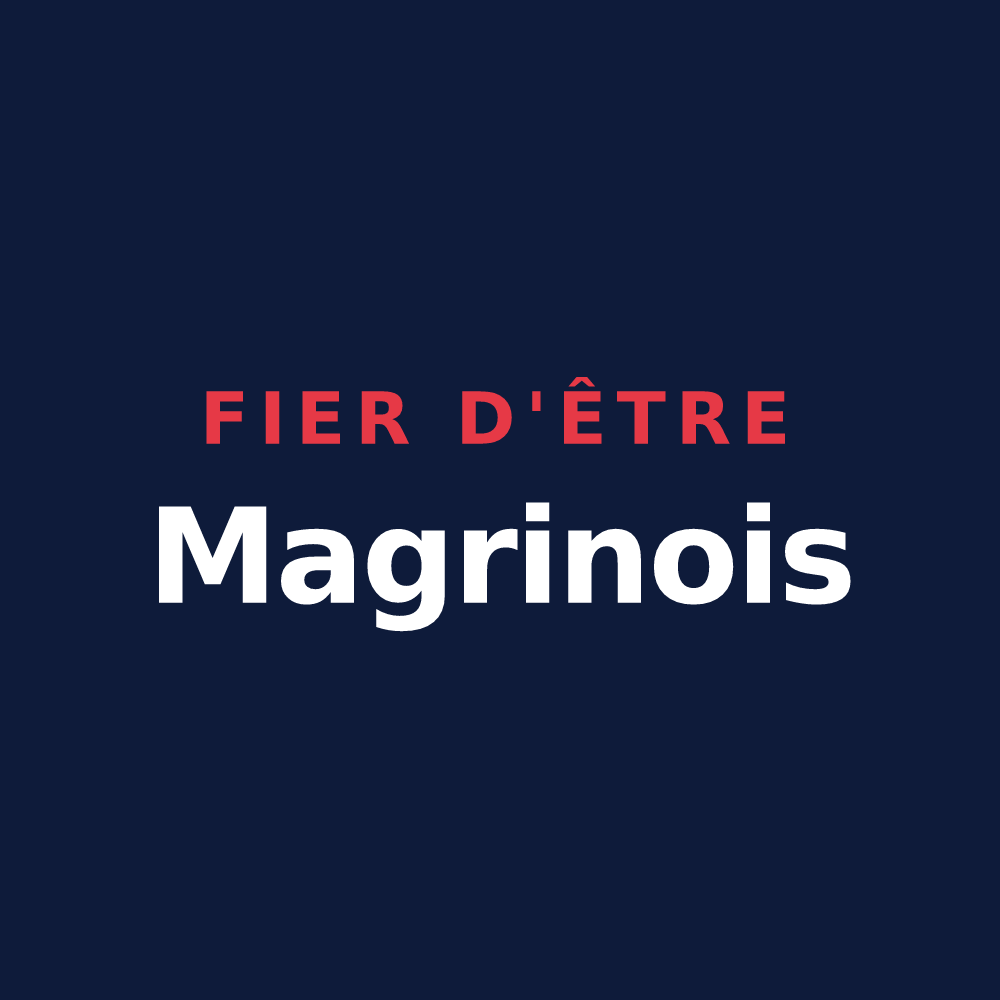 T-shirt « Fier d'être Magrinois » — design pour Magrin
