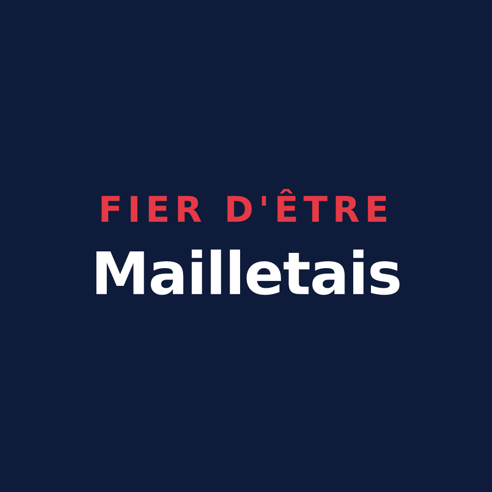 T-shirt « Fier d'être Mailletais » — design pour Maillé