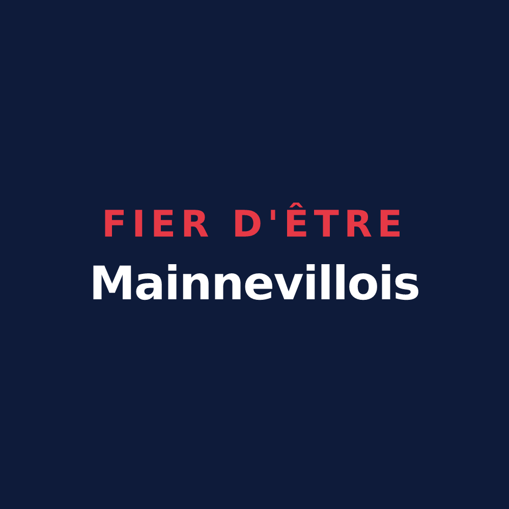 T-shirt « Fier d'être Mainnevillois » — design pour Mainneville