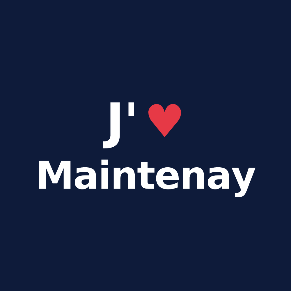 T-shirt personnalisé Maintenay — design J'aime Maintenay