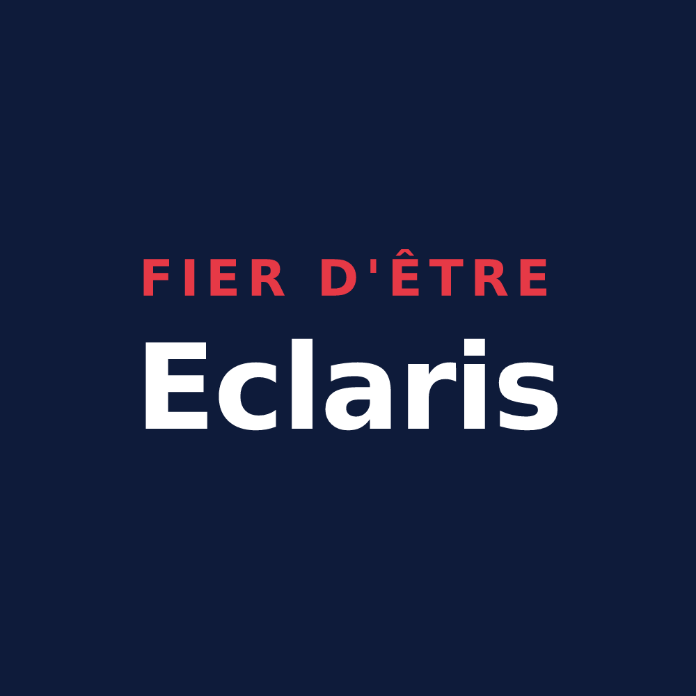 T-shirt « Fier d'être Eclaris » — design pour Maison-des-Champs