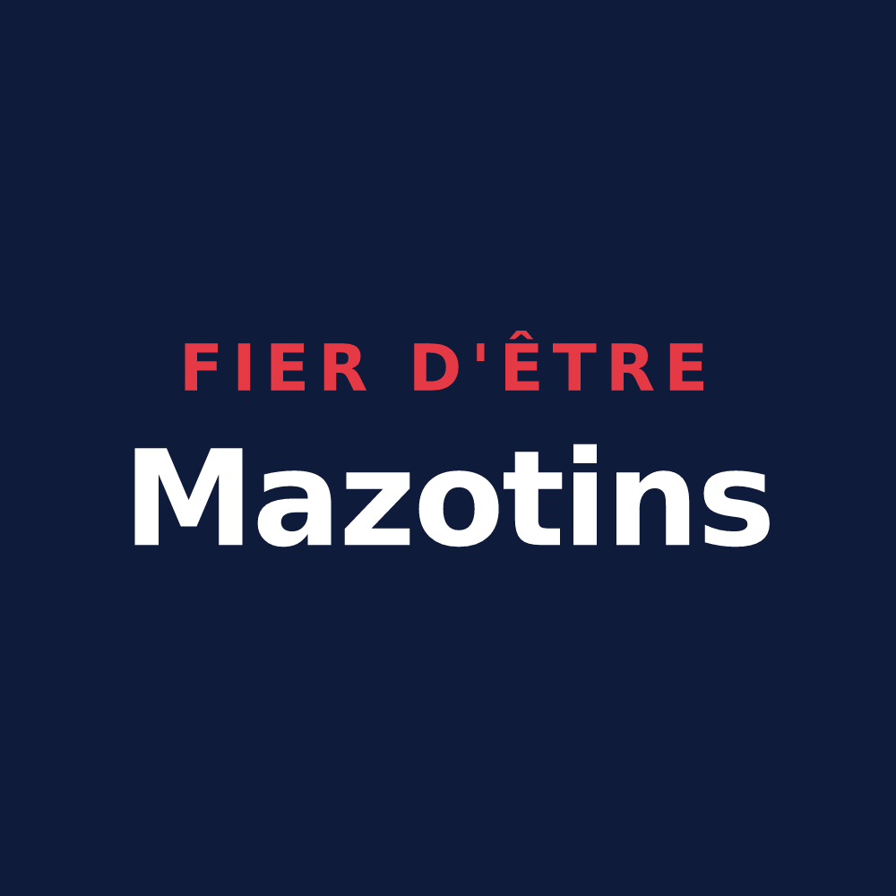 T-shirt « Fier d'être Mazotins » — design pour Maizey