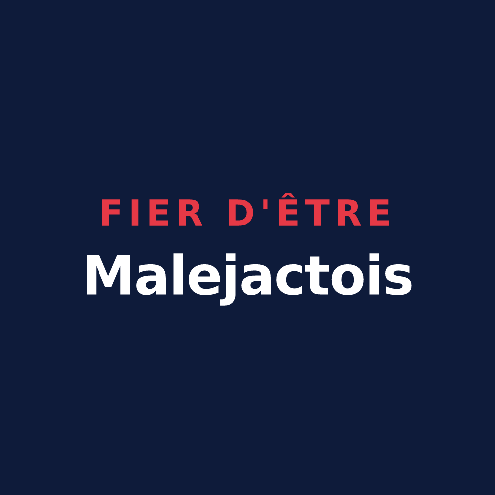 T-shirt « Fier d'être Malejactois » — design pour Majastres