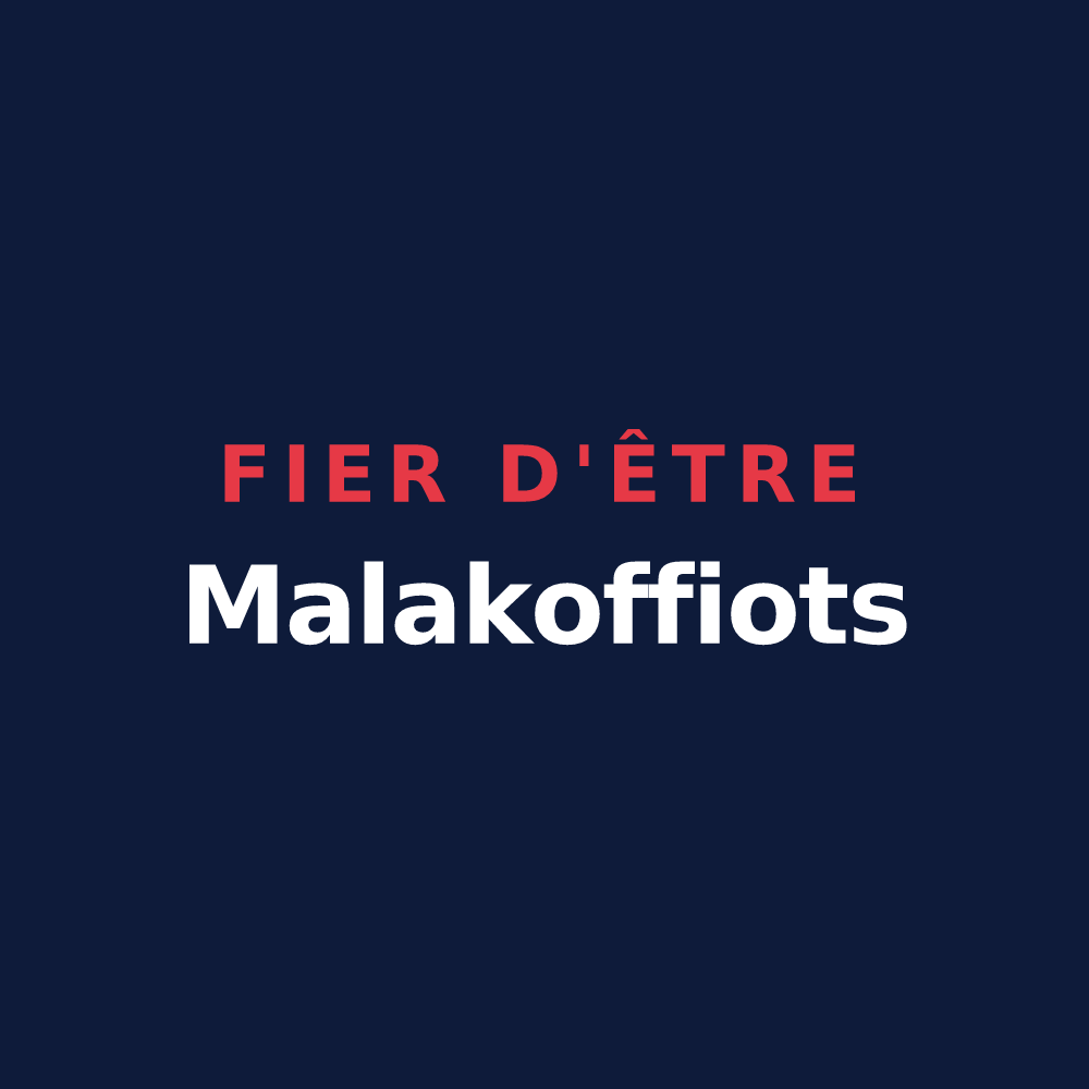 T-shirt « Fier d'être Malakoffiots » — design pour Malakoff