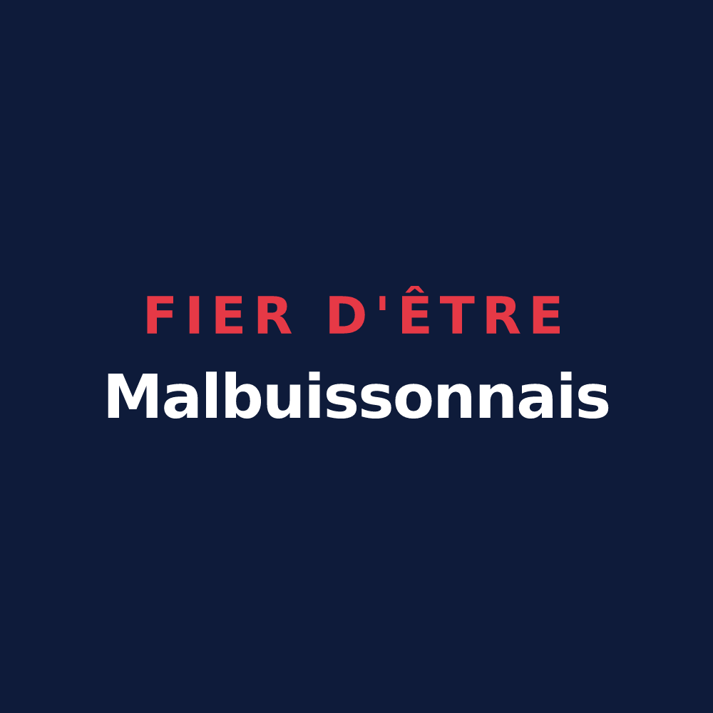 T-shirt « Fier d'être Malbuissonnais » — design pour Malbuisson