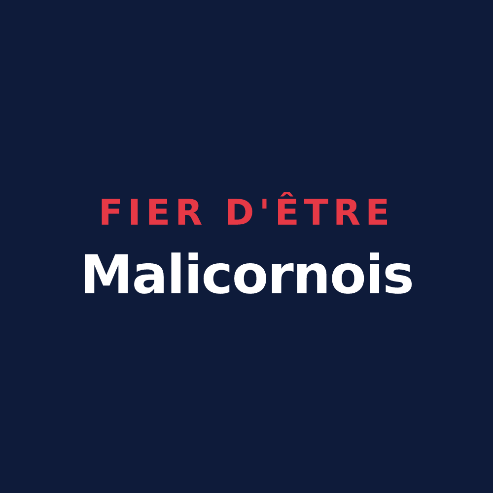 T-shirt « Fier d'être Malicornois » — design pour Malicorne