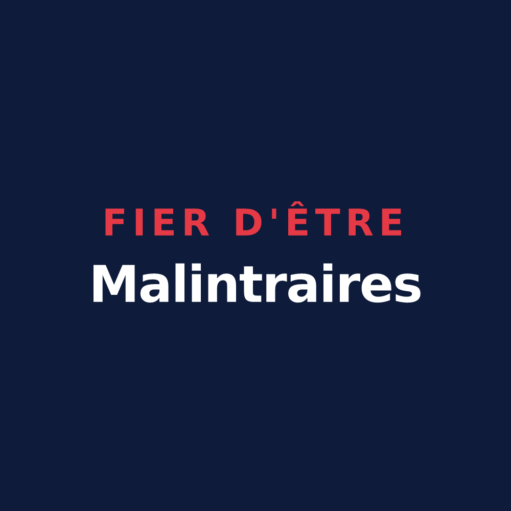 T-shirt « Fier d'être Malintraires » — design pour Malintrat