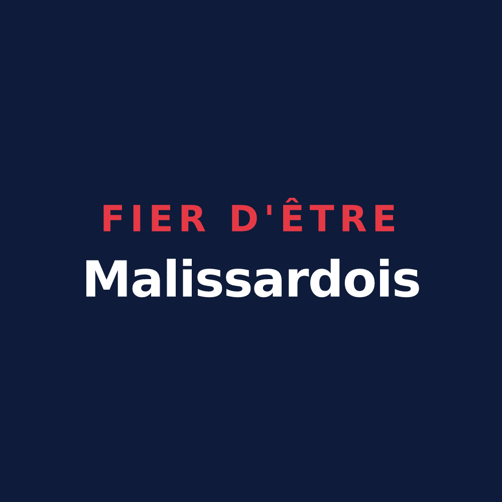 T-shirt « Fier d'être Malissardois » — design pour Malissard