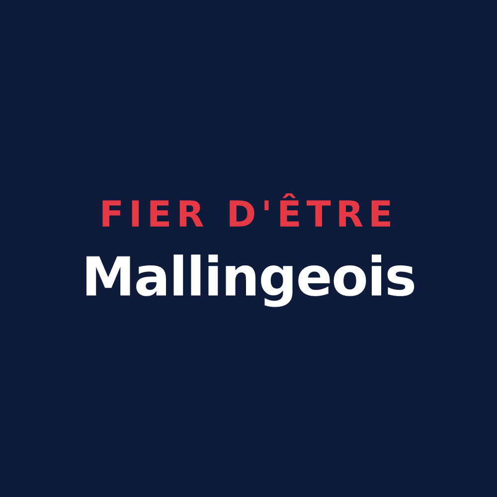 T-shirt « Fier d'être Mallingeois » — design pour Malling