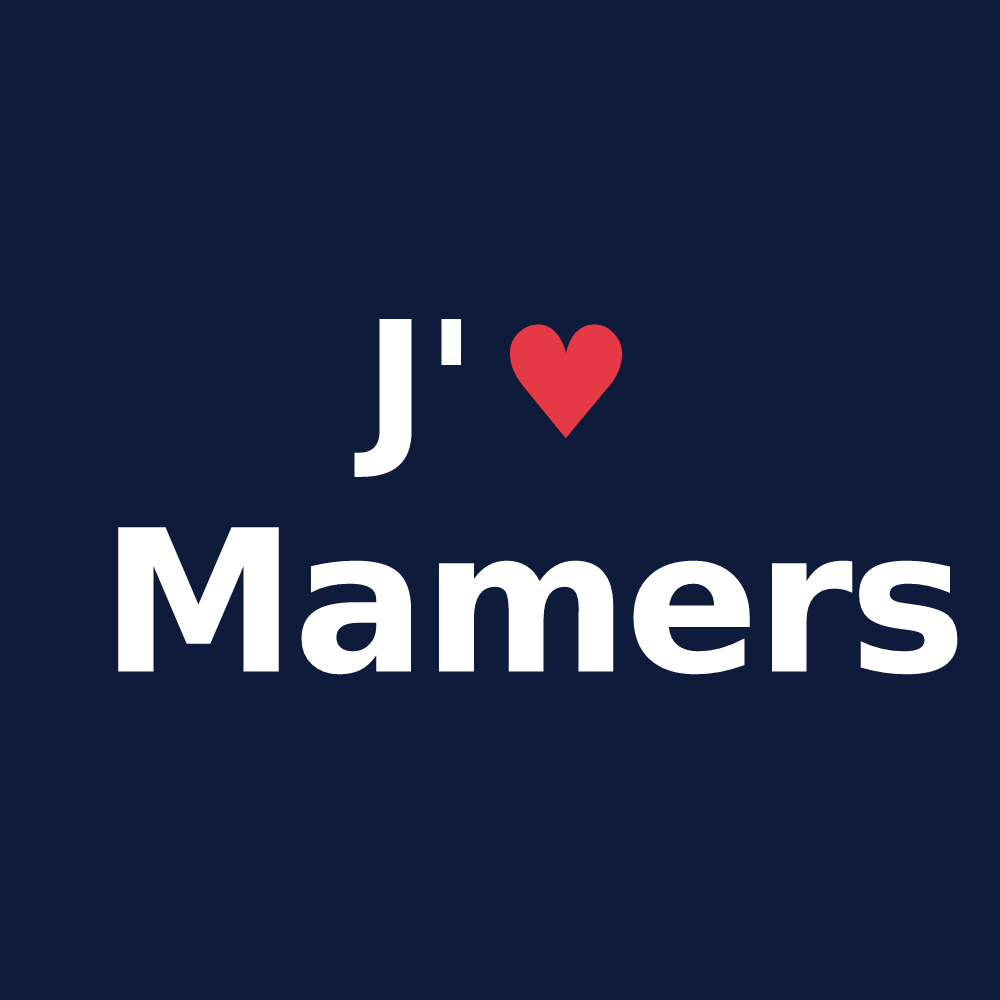 T-shirt personnalisé Mamers — design J'aime Mamers