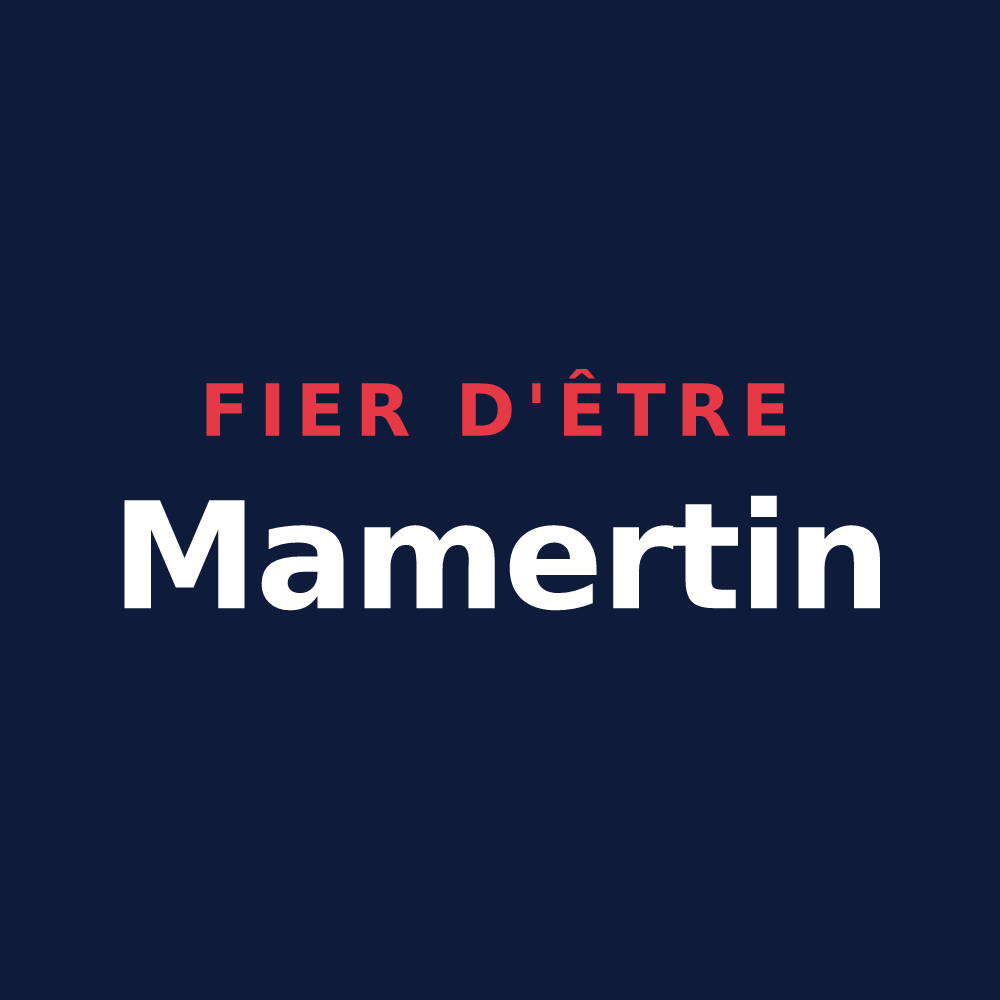 T-shirt « Fier d'être Mamertin » — design pour Mamers