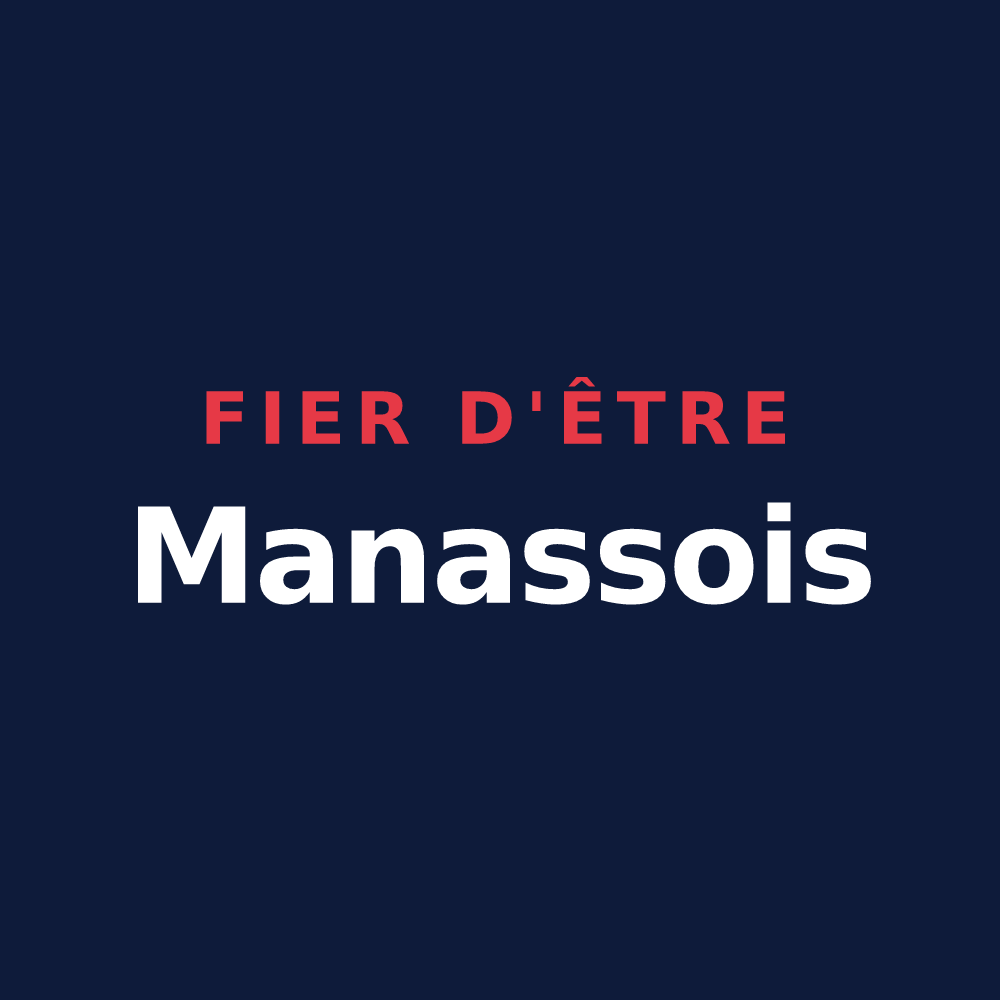 T-shirt « Fier d'être Manassois » — design pour Manas-Bastanous