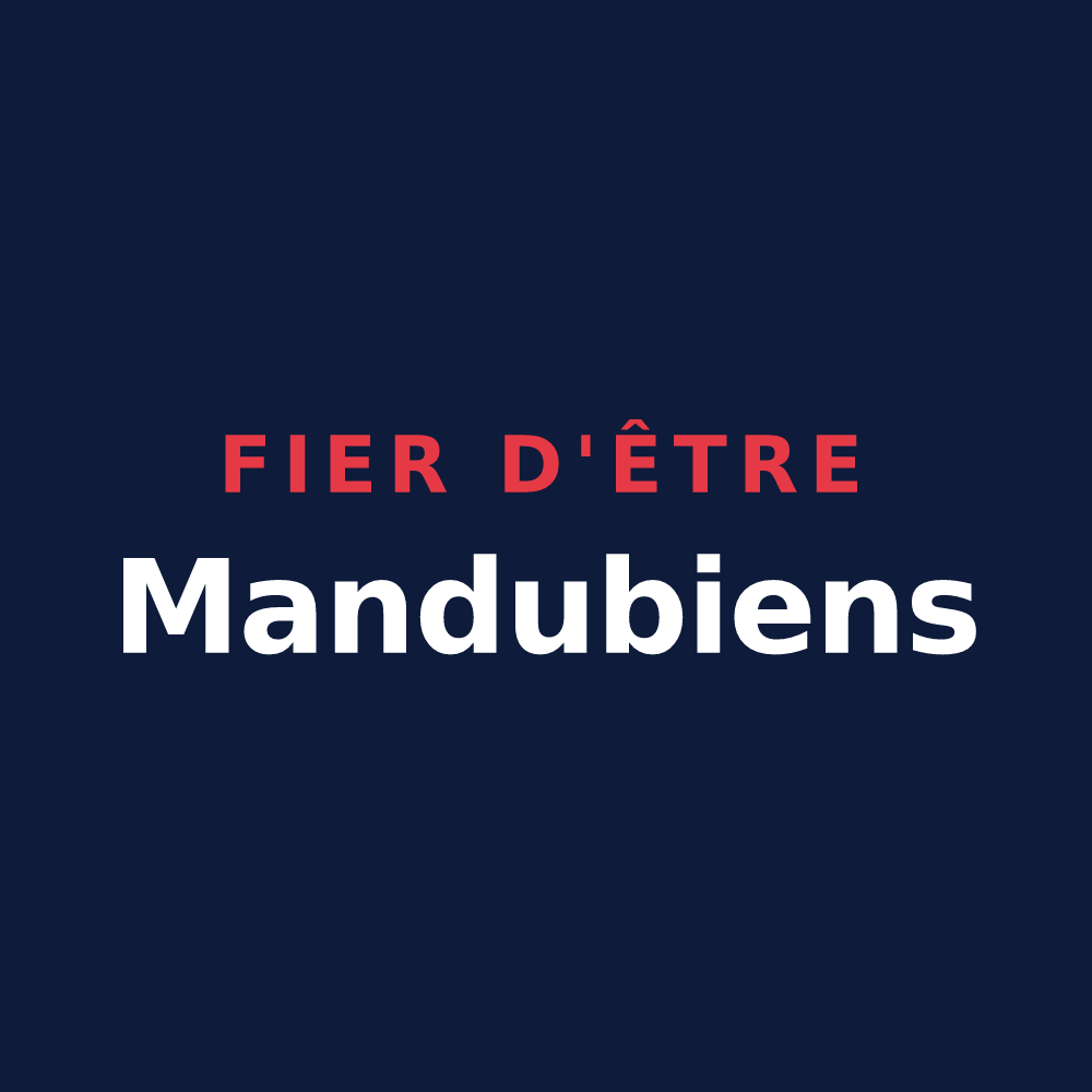 T-shirt « Fier d'être Mandubiens » — design pour Mandeure