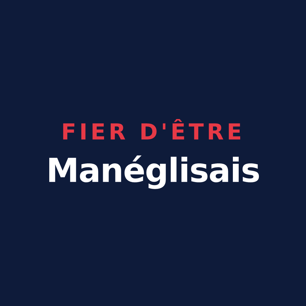 T-shirt « Fier d'être Manéglisais » — design pour Manéglise