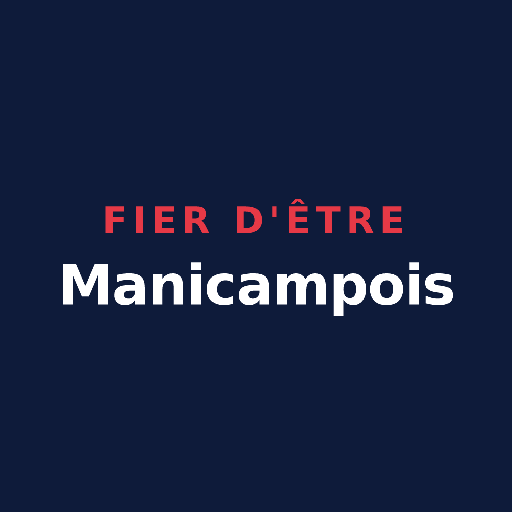 T-shirt « Fier d'être Manicampois » — design pour Manicamp