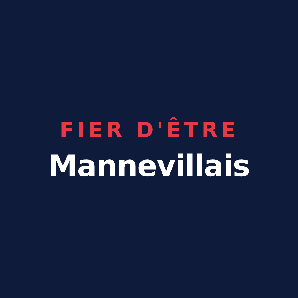 T-shirt « Fier d'être Mannevillais » — design pour Manneville-la-Pipard