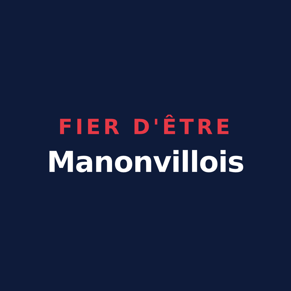 T-shirt « Fier d'être Manonvillois » — design pour Manonville